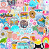 125 pcs Hydroflask Stickers, Ocean Beach Themed for Laptop, Water Bottle, Waterproof VSCO Girl Stuff