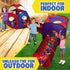 Playz 4pc Pop Up Play Tent and Tunnel Bundle, Indoor & Outdoor Playhouse for Toddlers with Storage Bag