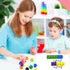 SpriteGru 200PCS Math Linking Cubes, Math Cubes Manipulative Connecting and Counting Snap Blocks for Preschool