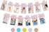1st Birthday Photo Banner PartyHooman for Baby from Newborn to 12 Months, Rose Gold