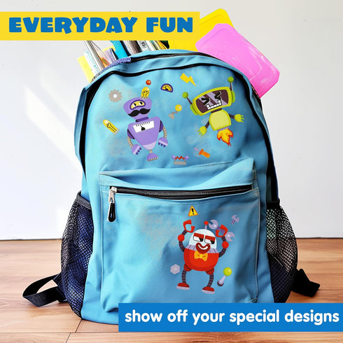 24 9"x6" JOYIN Sheets Make a face Stickers for Kids, Make Your Own Robot Stickers, Party Favors Kids Crafts, Goodie