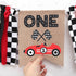 TUTOTU 1st/First 1st Race Car One High Chair Banner - Race Car Birthday Party Decorations,Boy First Race Car Banner,Car