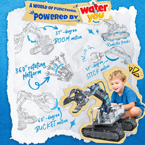 8-12 137 8-13 SMILESSKIDDO Science Kits for Kids Age - Pcs STEM Toys for Ages with Hydraulic Grab, Teen Boys Gift Ideas