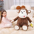 IKASA 30" Giant Monkey Stuffed Animal Plush Toy, Large Cute Jumbo Fluffy Plushie, Gifts for Kids Girls