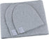 Ely's & Co. Large Cotton Knit Jersey Swaddle Blanket and 2 Beanie Gift Set, Heather Grey Receiving Blanket