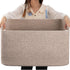 OIAHOMY 75L Large Woven Cotton Rope Storage Basket with Handle for Organizing