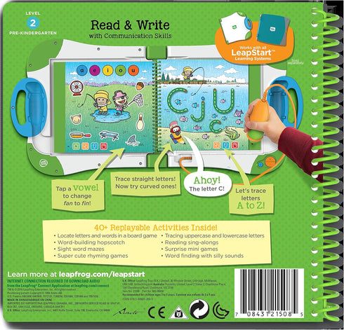 LeapFrog Pre-Kindergarten Activity Book - LeapStart Read & Write and Communication Skills