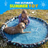 SplashEZ Non Slip Splash Pad for Kids and Dogs, 69’’ Extra Large Sprinkler for Summer Water Fun