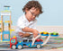 Le Toy Van Motors, Planes & Garages Race Car Transporter Set, Premium Wooden Toys for Kids Ages 3 and Up