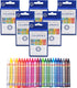 Color Swell Crayons Bulk 6 Packs of 24 Count Vibrant Colors Teacher