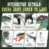 Toy Feast 3-5 5-7 8-12 Remote Control Dinosaur Toy for Kids - RC Dinosaur - Walking Velociraptor Toy with Mist Spray