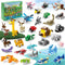 WuNian 30 Packs Party Favors for Kids, 888 PCS Animal Building Blocks Mini
