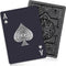 Wkchxd Playing Cards, Plastic Playing Cards, Deck of Cards, Waterproof Poker Cards, Black