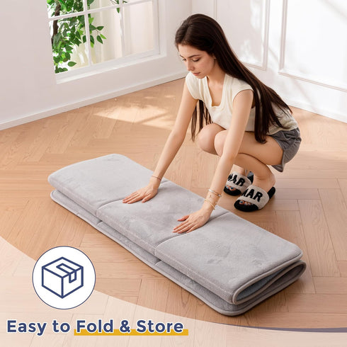 1.2" Tummy MAXYOYO Thick Baby Play Mat for Floor, Foldable Playpen Mat, Time Foam Mat Ultra Soft Support, Padded Carpet
