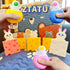 ZTATU (2-Pack) 4-8 Astronaut Stress Balls for Kids Squishy Fidget Toys Pop It Squeeze Ball, Stress Relief Toys Adults