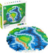 PLUS PLUS Puzzle by Number - 800 Piece Earth - Interlocking Mini Puzzle Blocks for Kids, Construction Building