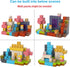 FXLYNAF 84-Piece 0.8in Set, Magnetic Blocks, Build Prince&Princess Magnet Game Stacking Building Blocks Cubes Magnets