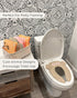 Hippypotamus Travel Potty Seat for Toddler - Folding Potty Training Seat - Portable Toilet Seat Cover for Baby & Kids