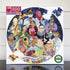 eeBoo: Piece and Love International Women's Day - 500 Piece Round Jigsaw Puzzle for Adults and Families