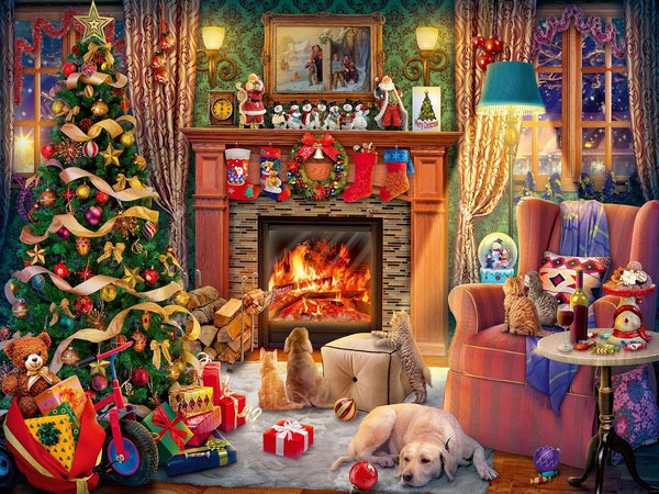 Ravensburger - Christmas Eve - 1500 Piece Jigsaw Puzzle - Quaint Home