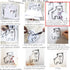 Forest Animal Wall Decals - Peel and Stick for Kids, 36 pcs Adhesive Vinyl Stickers Decor