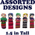 24 Super Cute Worry Dolls + 1 Free Guatemalan Fabric Bag - Mayan Worry People for Anxiety Relief