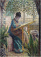MyPuzzle Madame Monet Embroidering 1875 by Claude Monet, Premium 500 Piece Jigsaw Puzzle for Adults