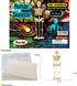 Puzzled 3D Puzzle Human Skeleton Wood Craft Model Kit, Fun DIY Wooden Toy for Decoration