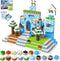 150PCS Magnetic Blocks-Magnetic Building Blocks Magnet Toys Set Stacking Snow Mountain World