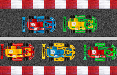 PROLOSO Pull Back Go Kart Racing Cars - Friction Powered Kids Birthday Party Favors, Goodie Bag Fillers, Class Prizes -