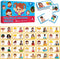 Feelings & Emotions Puzzle Cards, 50PCS Puzzles with Different Moods-Learn to Identify