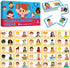 Feelings & Emotions Puzzle Cards, 50PCS Puzzles with Different Moods-Learn to Identify