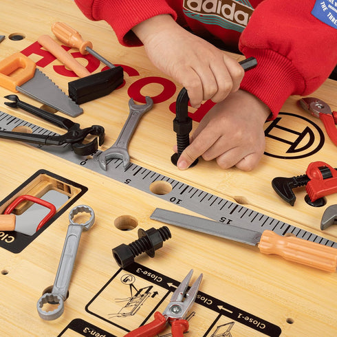 28 Set Pcs Kids Toy Tool Construction Party Supplies Plastic Pretend Play Accessory for Boys with Screwdrivers Pliers