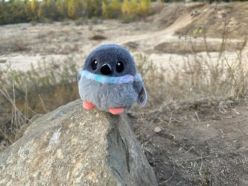 Borbs Pigeon Bird Plush with Weighted Fidget Beads. Stress Ball Rock Dove
