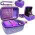 JCHPINE Hard Carrying Case and Silicone Cover for Bitzee Interactive Toy, Accessories Case, Purple Case Only