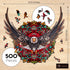 ESTROSO 500 20.9x16.4 Inches Wooden Puzzles for Adults - Bald Eagle Mandala Piece Wooden Jigsaw Puzzle - - Giftable