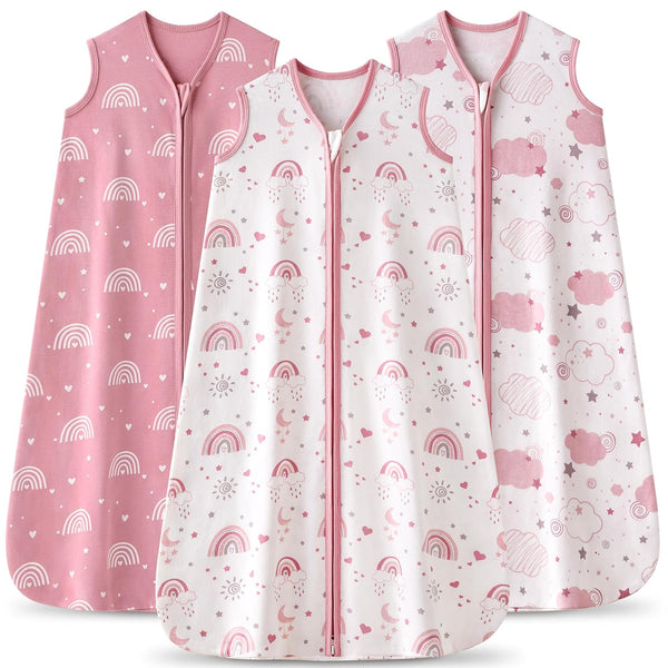 Baby Sleep Sack 6-12 months, 100% Cotton Sleeping Sack for Newborn and