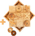 BSIRI Wooden Tic Tac Toe Game - Brain Teaser Puzzles for Adults, Classic Board Games