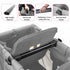 W2 2-Seater W2 Stroller Wagon Support Bar for WONDERFOLD Elite & Veer Wagon | Removable & Easy Install | Kids-Friendly