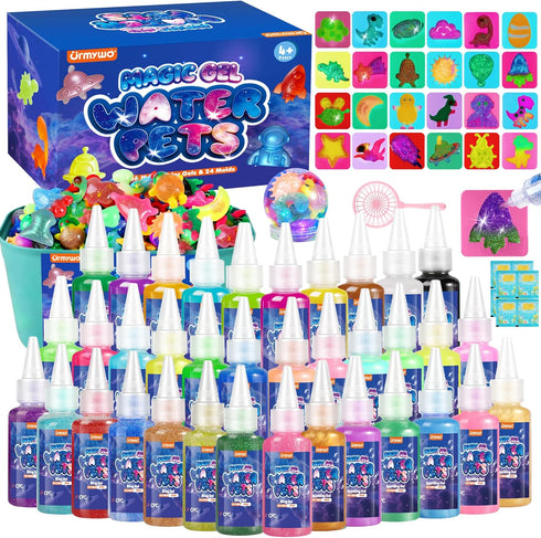 Magic Water Elf Toy Kit, Water Pets Toys for Kids, 36 Gels