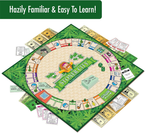 Stonerware ICUP Stoner City Board Game | Hot Box Party Game for Adults