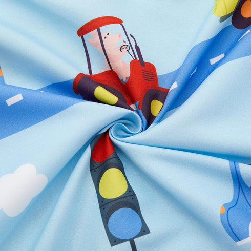 4-Piece Set, 1 1 1 1 Set, Set, PINNKKU Toddler Bedding Includes Flat Sheet, Fitted Sheet, Comforter and Reversible
