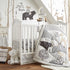 Levtex Baby Bailey Geo Tribal Crib Fitted Crib Sheet, Cotton, Charcoal, White - Same as in Set by Levtex Baby