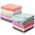 Kyapoo Baby Washcloths 12 Pack, 12x12 Inches Microfiber Coral Fleece for Newborns, Infants, Toddlers