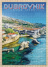 MyPuzzle Dubrovnik, Croatia Vintage Travel Poster, Premium 500 Piece Jigsaw Puzzle for Adults