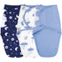 Yoofoss Baby Swaddles for Newborns 100% Cotton, Adjustable Swaddle 0-3 Months 3