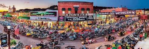 MasterPieces Sturgis Panoramic 1000 Piece Jigsaw Puzzle - 13"x39" for Adults, Family, Or Youth - Matte Finish, Eco-Friendly