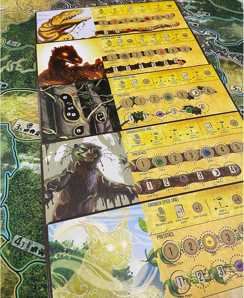 Greater Than Games | Horizons of Spirit Island: Punchboard Panels, Cooperative Strategy Board Game Accessory Upgrade