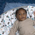 Ashton Plush Baby Blanket 30' x 40' Soft Fleece, Grey Astronaut and Space Theme for Newborn & up