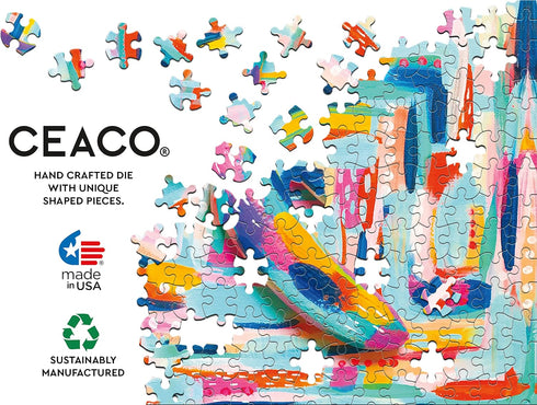 Ceaco - Etta Vee - Banana - Oversized 300 Piece Jigsaw Puzzle, 19 x 19